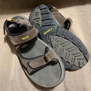 Teva Dark Brown and Black Outdoor Sandals